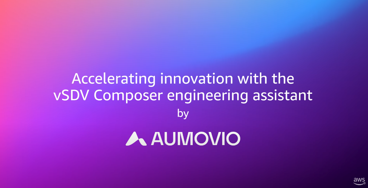 Cover image for Shaping the Future of Embedded Automotive Development with AUMOVIO and AWS
